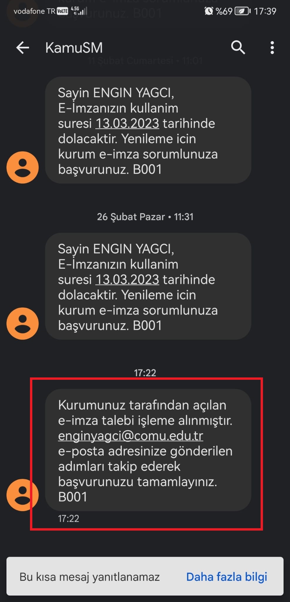 Bilgi Bankası - Yenileme Sonrası Yapılacak İşlemler